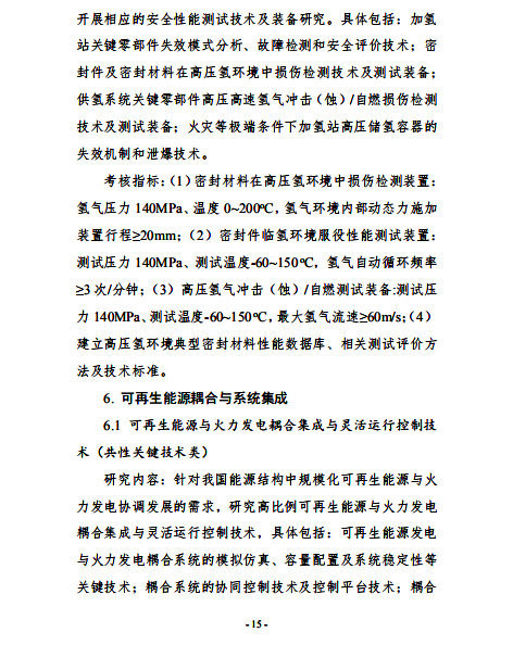 “可再生能源與氫能技術(shù)”重點專項2019 年度項目申報指南建議開始征求意見 “可再生能源與氫能技術(shù)”重點專項2019 年度項目申報指南建議開始征求意見